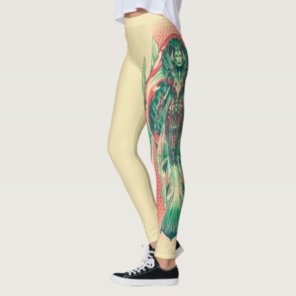 Aquaman | Queen Fisherman Art Nouveau Panel Leggings