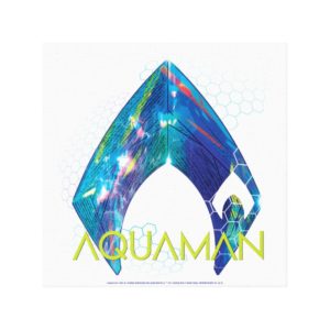 Aquaman | Refracted Aquaman Logo Canvas Print