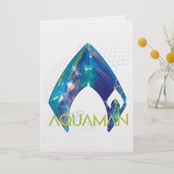 Aquaman | Refracted Aquaman Logo Card