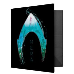 Aquaman | See Through Mera Symbol Ocean Graphic 3 Ring Binder