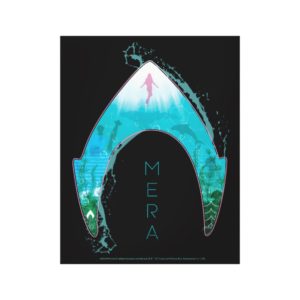 Aquaman | See Through Mera Symbol Ocean Graphic Canvas Print