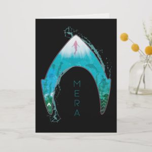 Aquaman | See Through Mera Symbol Ocean Graphic Card