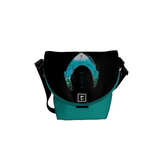 Aquaman | See Through Mera Symbol Ocean Graphic Courier Bag