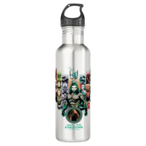 Aquaman | "Unite The Kingdoms" Atlanteans Graphic Stainless Steel Water Bottle