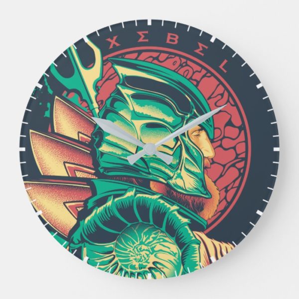 Aquaman | Xebel King Nereus Graphic Large Clock