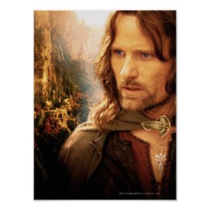 Aragorn and Rivendell Composition Poster