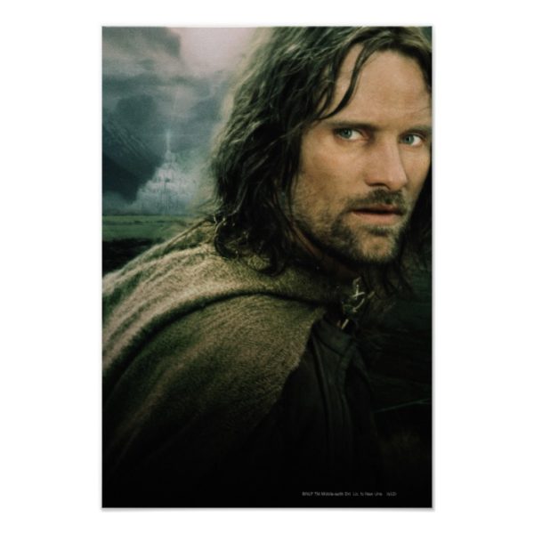 Aragorn Close Up Poster