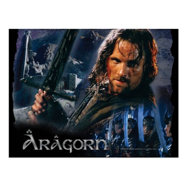 Aragorn With Army Postcard