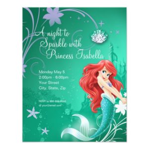 Ariel | The Little Mermaid Birthday Invitation