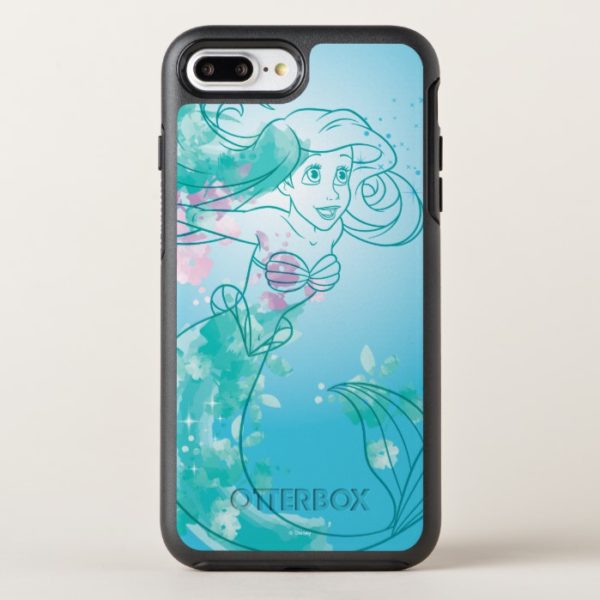 Ariel | Watercolor Outline OtterBox iPhone Case