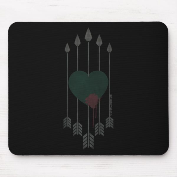 Arrow | Arrows Shot Through Heart Mouse Pad