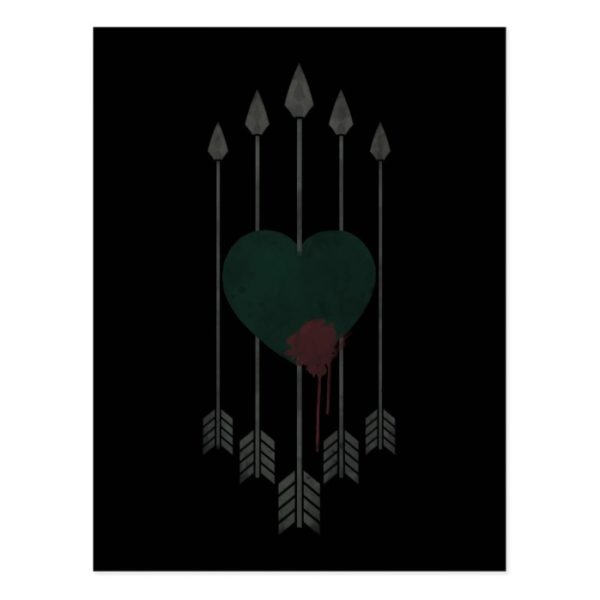 Arrow | Arrows Shot Through Heart Postcard