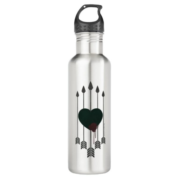 Arrow | Arrows Shot Through Heart Stainless Steel Water Bottle
