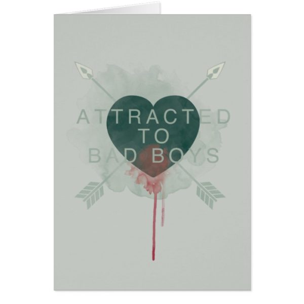 Arrow | "Attracted To Bad Boys" Pierced Heart
