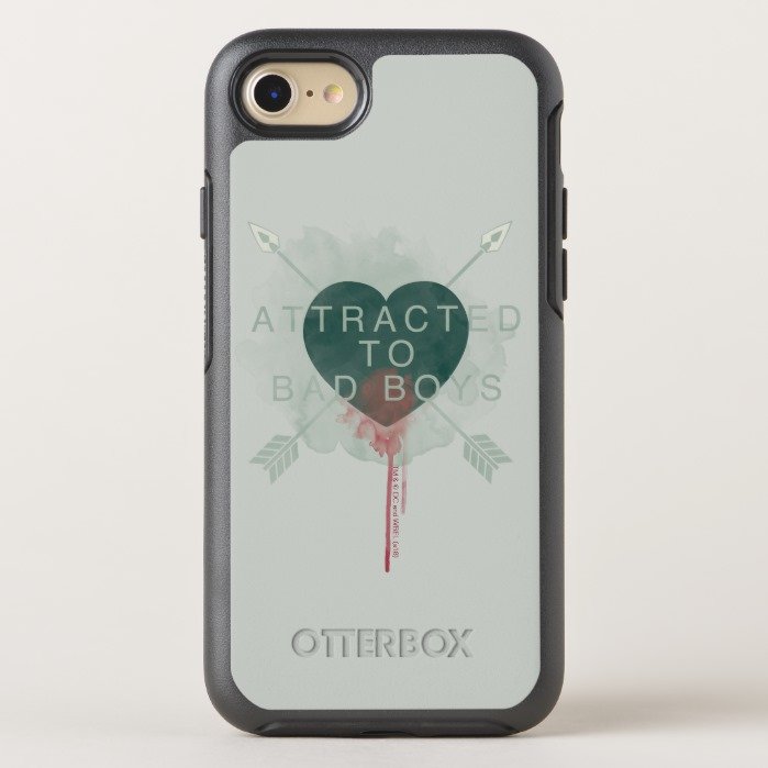 Arrow | "Attracted To Bad Boys" Pierced Heart OtterBox iPhone Case
