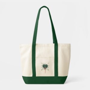 Arrow | "Attracted To Bad Boys" Pierced Heart Tote Bag