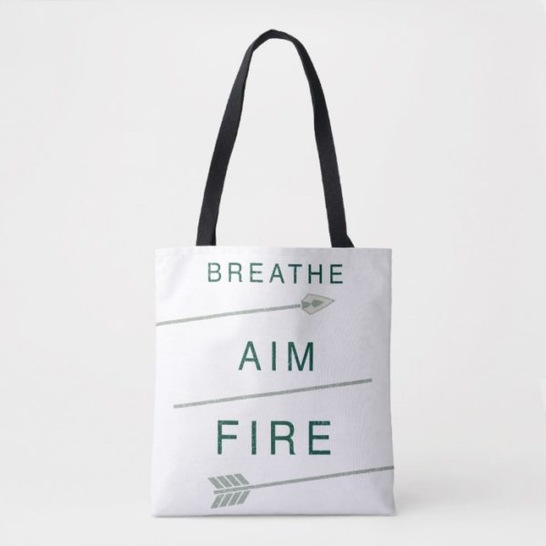 Arrow | Breathe Aim Fire Tote Bag