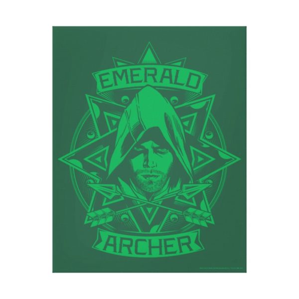 Arrow | Emerald Archer Graphic Canvas Print