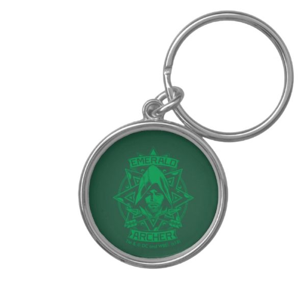 Arrow | Emerald Archer Graphic Keychain