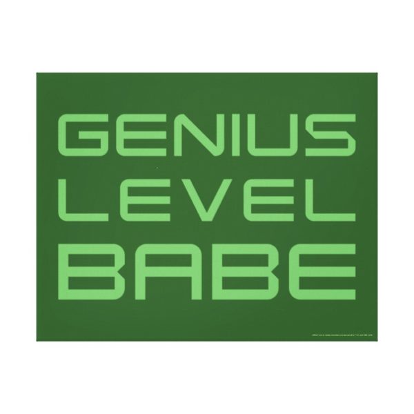 Arrow | Genius Level Babe Canvas Print