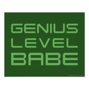 Arrow | Genius Level Babe Poster