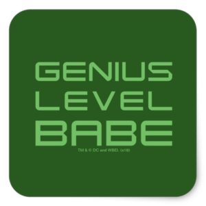Arrow | Genius Level Babe Square Sticker