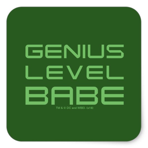 Arrow | Genius Level Babe Square Sticker