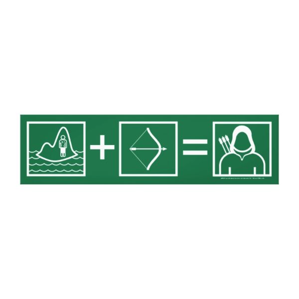 Arrow | Green Arrow Equation Canvas Print