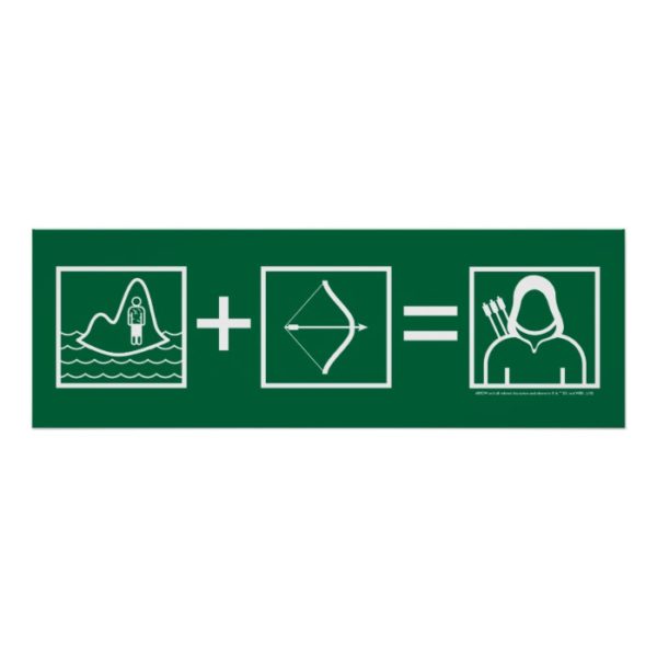 Arrow | Green Arrow Equation Poster