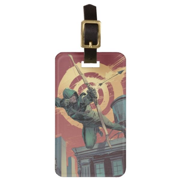 Arrow | Green Arrow Fires From Rooftop Bag Tag