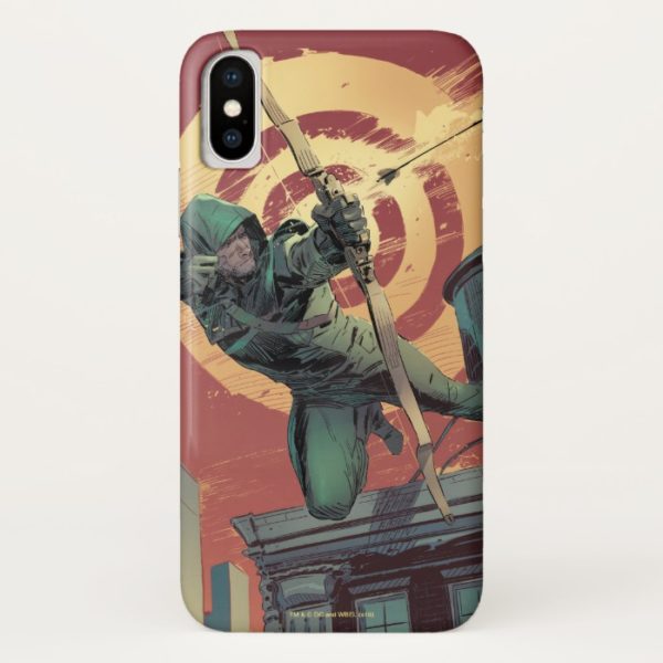 Arrow | Green Arrow Fires From Rooftop Case-Mate iPhone Case