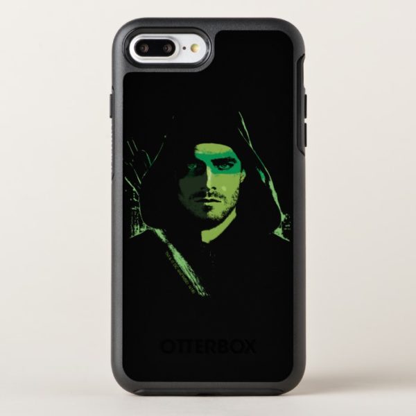 Arrow | Green Arrow Green Stylized Cutout OtterBox iPhone Case