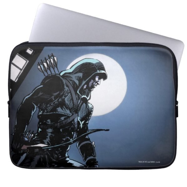 Arrow | Green Arrow In Moonlight Computer Sleeve