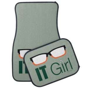 Arrow | IT Girl Glasses Graphic Car Floor Mat