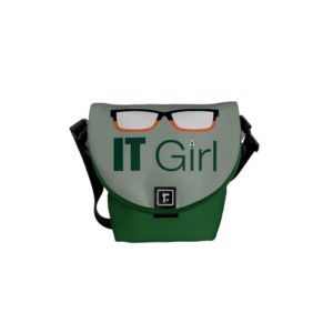 Arrow | IT Girl Glasses Graphic Courier Bag