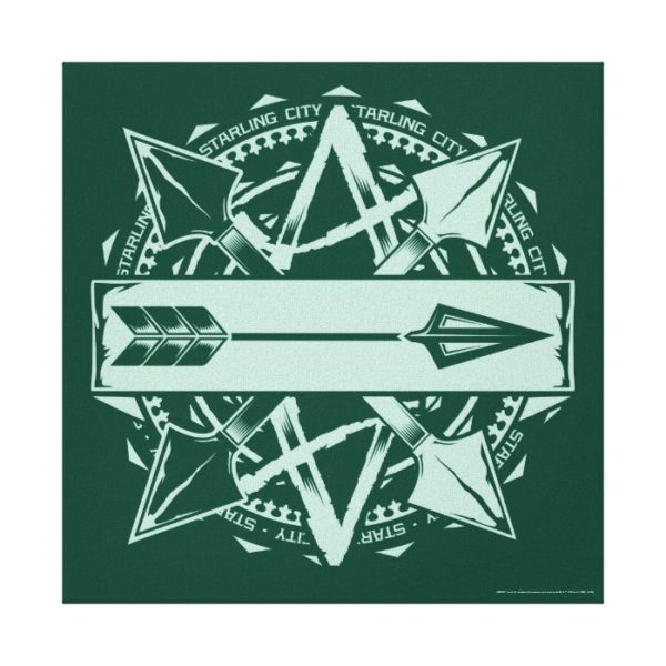 Arrow | Starling City Arrow Badge Canvas Print