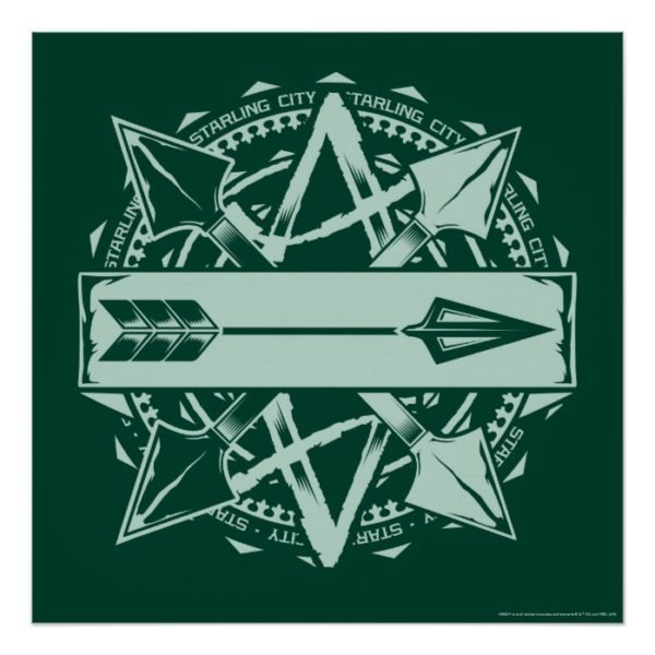 Arrow | Starling City Arrow Badge Poster