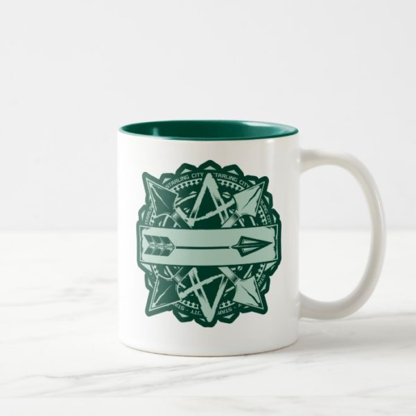 Arrow | Starling City Arrow Badge Two-Tone Coffee Mug