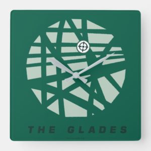 Arrow | The Glades City Map Square Wall Clock
