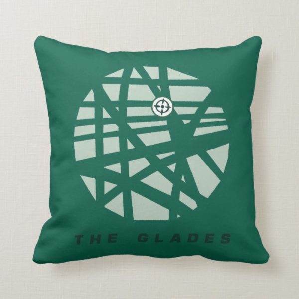 Arrow | The Glades City Map Throw Pillow