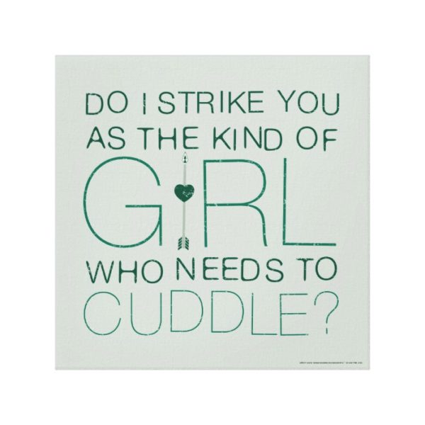 Arrow | The Kind Of Girl Who Needs To Cuddle? Canvas Print