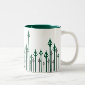 Arrow | Vertical Arrows Graphic Two-Tone Coffee Mug