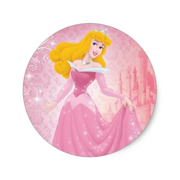 Aurora Princess Classic Round Sticker