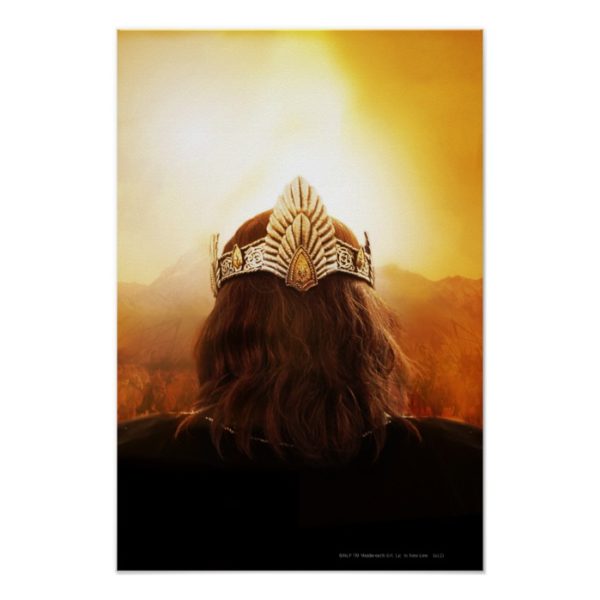 Back of Head with Crown Poster
