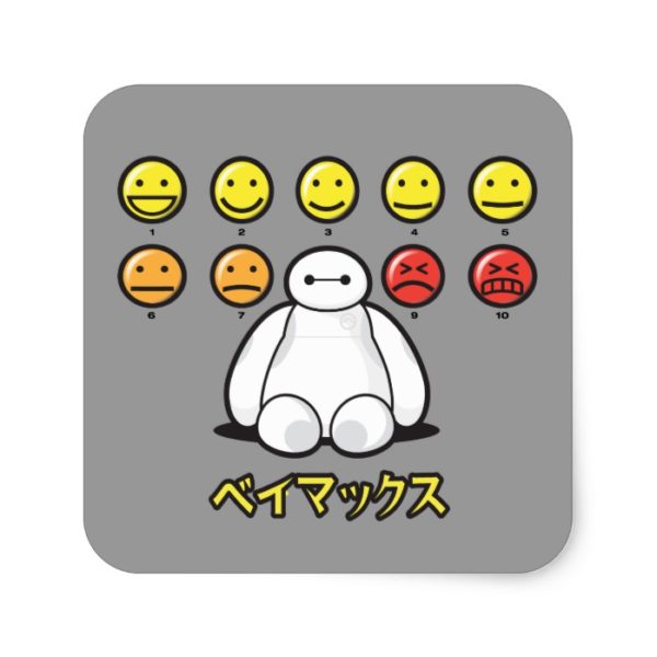 Baymax Emojicons Square Sticker