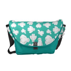 Baymax Green Classic Pattern Courier Bag