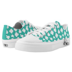 Baymax Green Classic Pattern Low-Top Sneakers