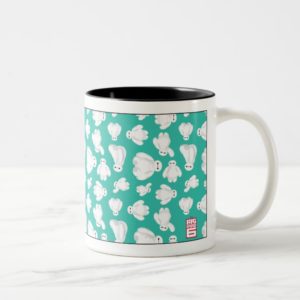 Baymax Green Classic Pattern Two-Tone Coffee Mug
