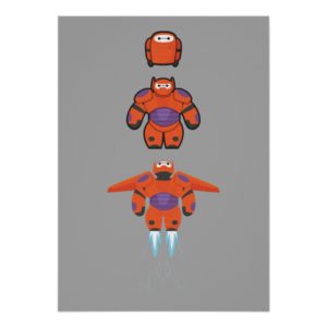 Baymax Orange Super Suit Poster