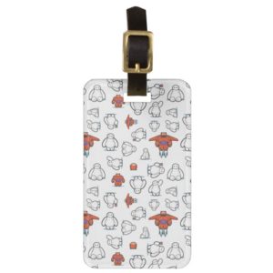 Baymax Suit Pattern Luggage Tag